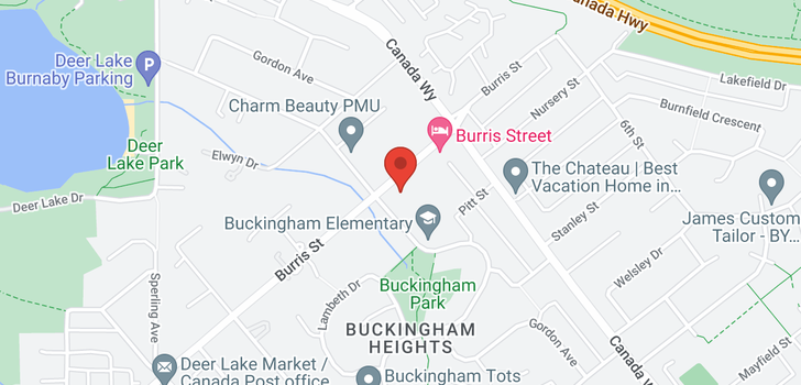 map of 7616 BURRIS STREET